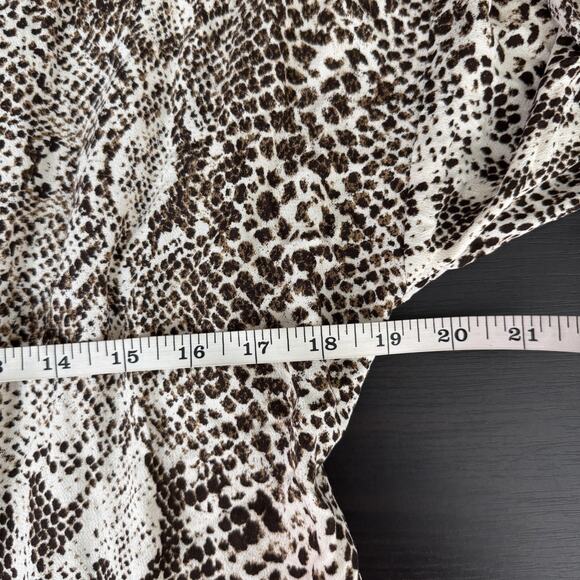 Free People Duster Cardigan Womens Small Wild Nights Snakeskin Snake Print Open - Picture 10 of 12